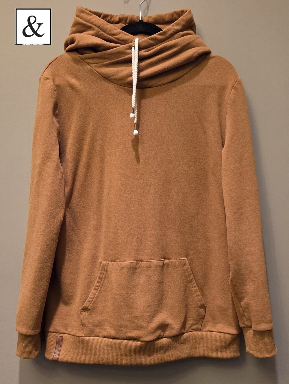 -AMPERSAND AVE- Womens Funnel Neck Hoodie Sz XXL